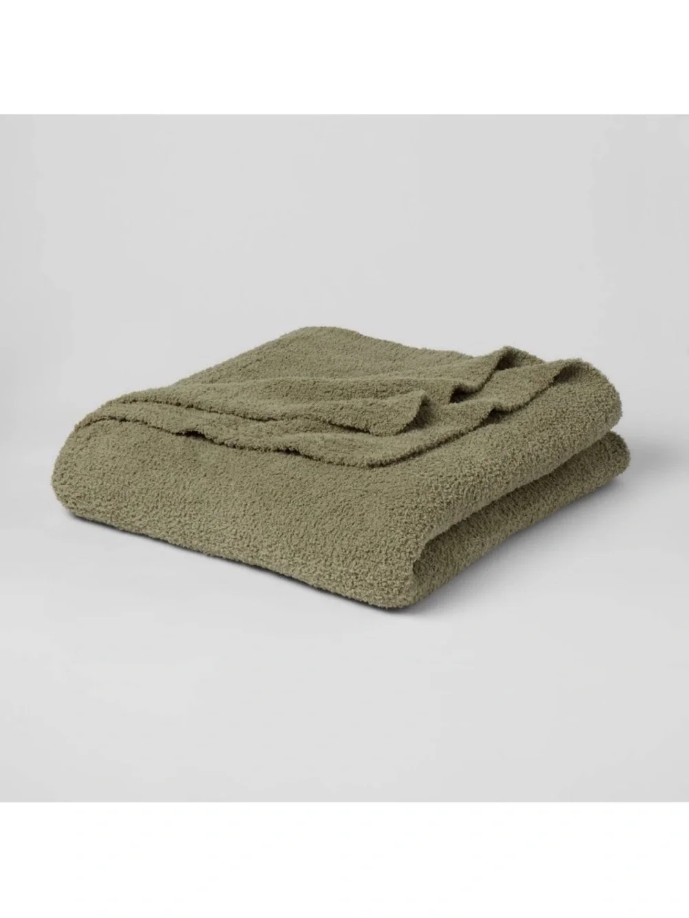 Threshold King Cozy Chenille Blanket in Sage